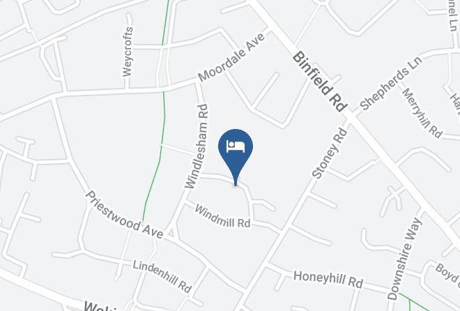 Bracknell Forest - The Admiral Cunningham Hotel Maps