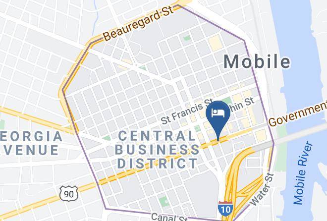 Mobile - The Admiral Hotel Downtown Maps