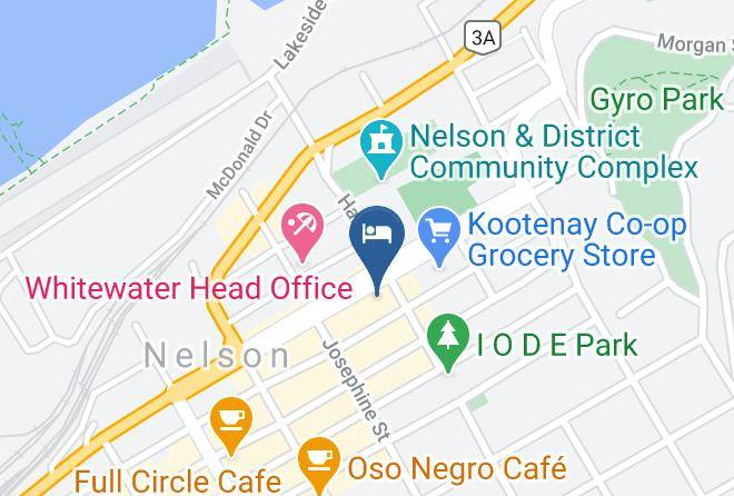 Central Kootenay - The Adventure Hotel Maps