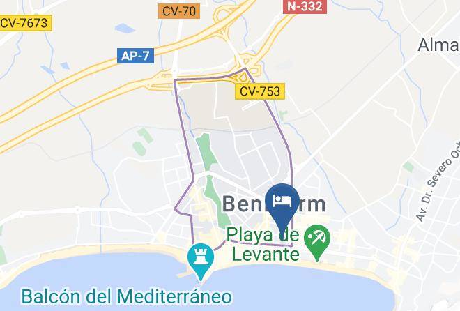 Alicante - The Agir Springs Hotel Maps