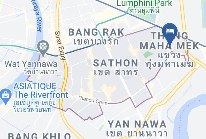 Sathon - The Aim Sathorn Hotel Maps