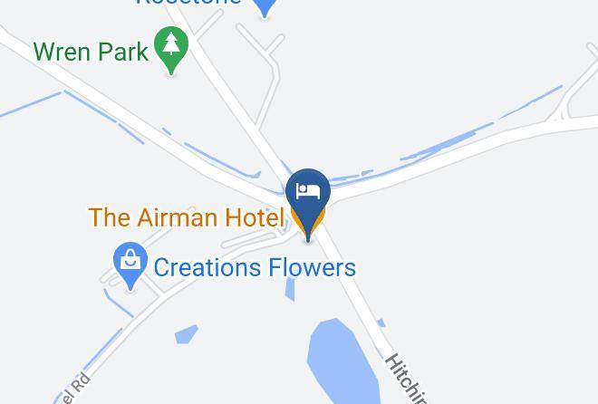 Central Bedfordshire - The Airman Hotel Maps
