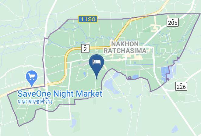 The Airport Korat Hotel Map