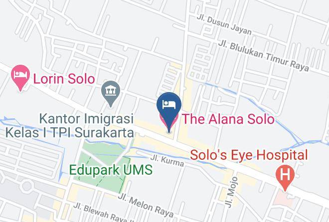 Sukoharjo Regency - The Alana Solo Maps