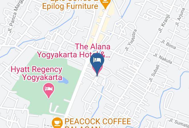 Sleman - The Alana Yogyakarta Hotel & Convention Center Maps