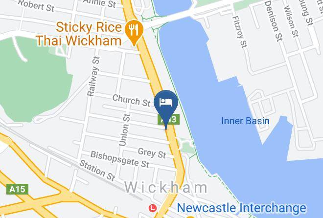 Newcastle - The Albion Hotel Maps