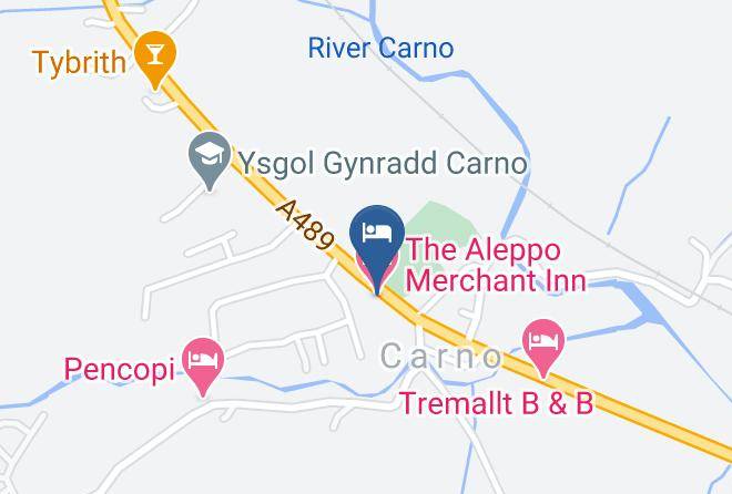 Powys - The Aleppo Merchant Inn Ltd Maps