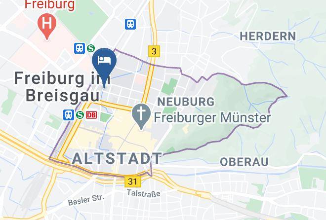 Freiburg - The Alex Hotel Maps