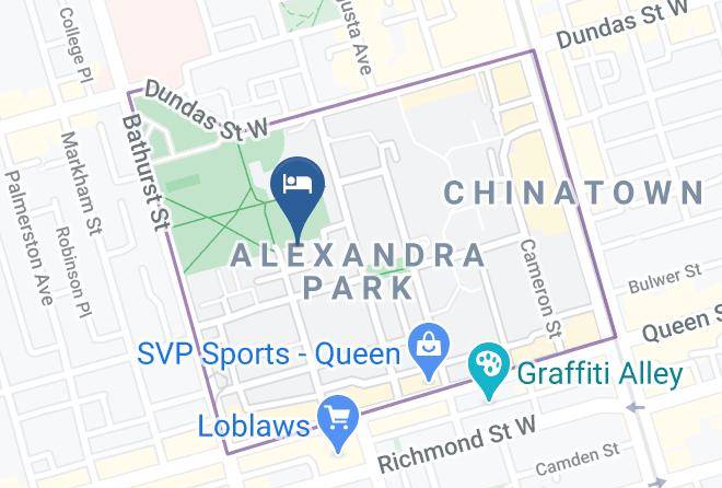 Toronto - The Alexandra Hotel Maps