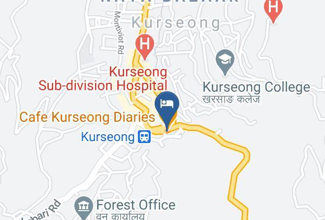 Kurseong - The Amarjeet Hotel Maps