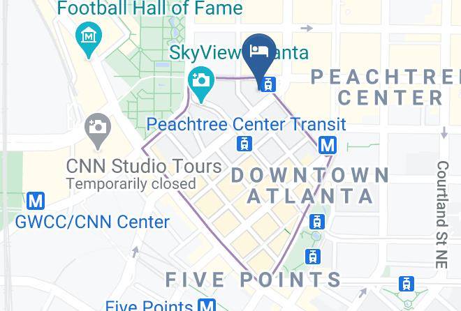 Fulton - The American Hotel Atlanta Downtown A Doubletree By Hilton Maps