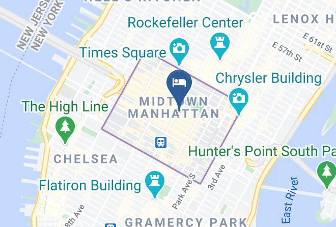 New York - The Americana Inn Maps