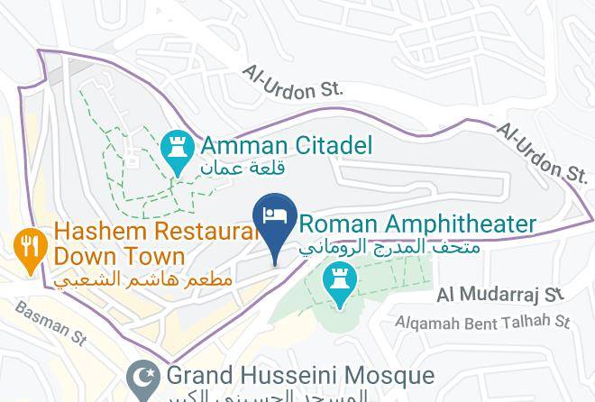 Amman - The Amman Pasha Hotel Maps