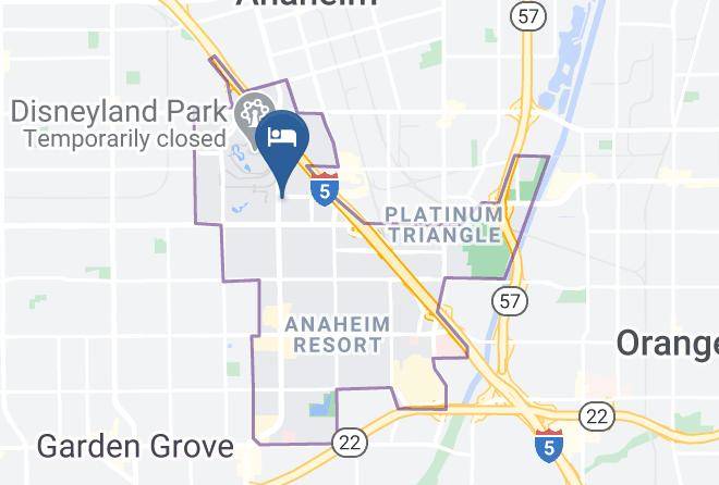 The Anaheim Hotel Map