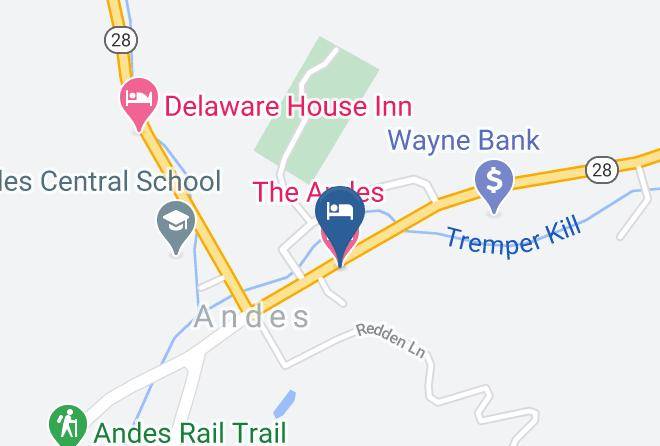 Delaware - The Andes Hotel Maps