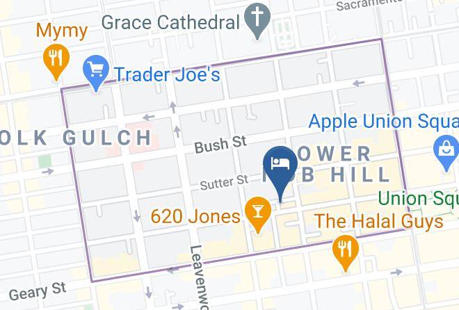San Francisco - The Andrews Hotel Maps