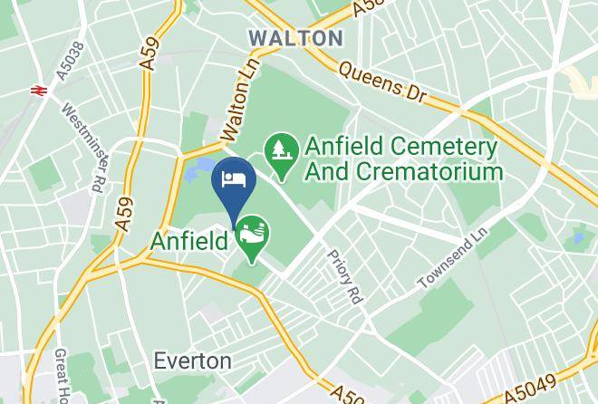 Liverpool - The Anfield B&b Maps