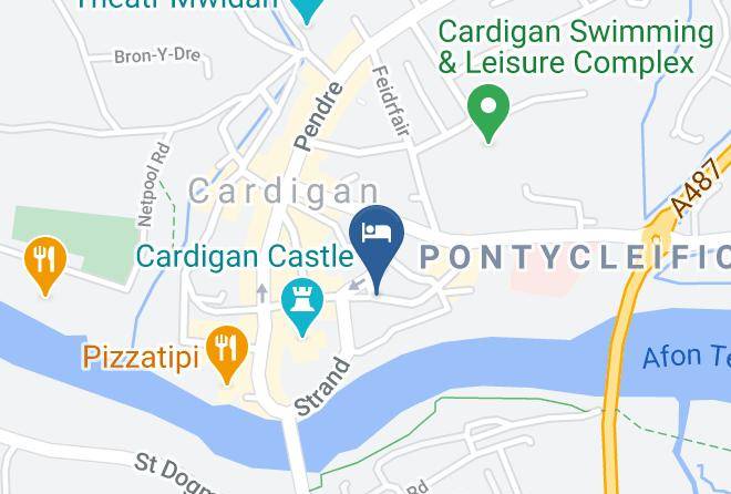 Ceredigion - The Angel Hotel Cardigan Maps