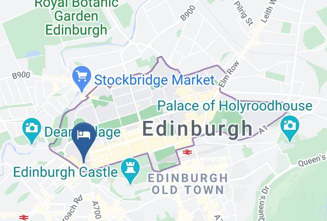 Edinburgh City - The Angels Share Hotel And Bar Maps