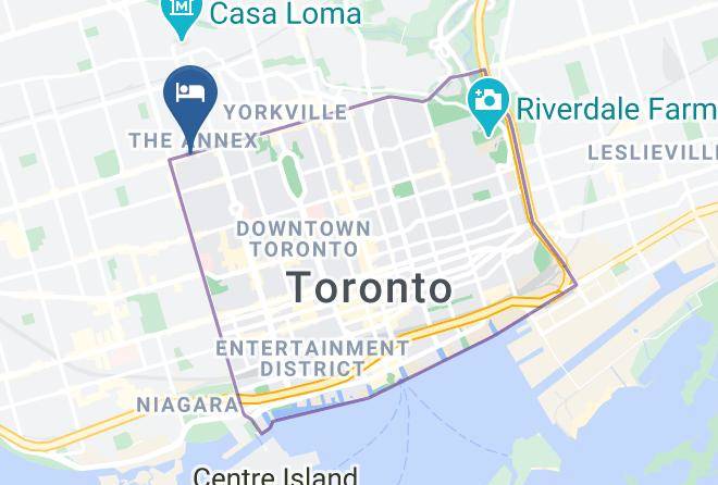 Toronto - The Annex Hotel Maps