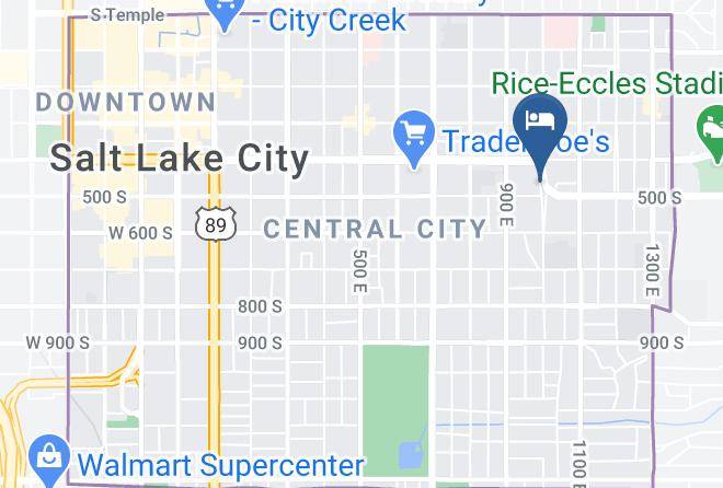 Salt Lake - Anniversary Inn 5th South Maps