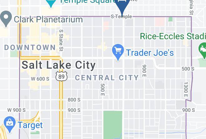 Salt Lake - Anniversary Inn South Temple Maps