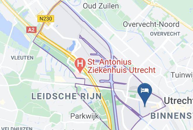 Utrecht West - The Anthony Hotel Utrecht Maps