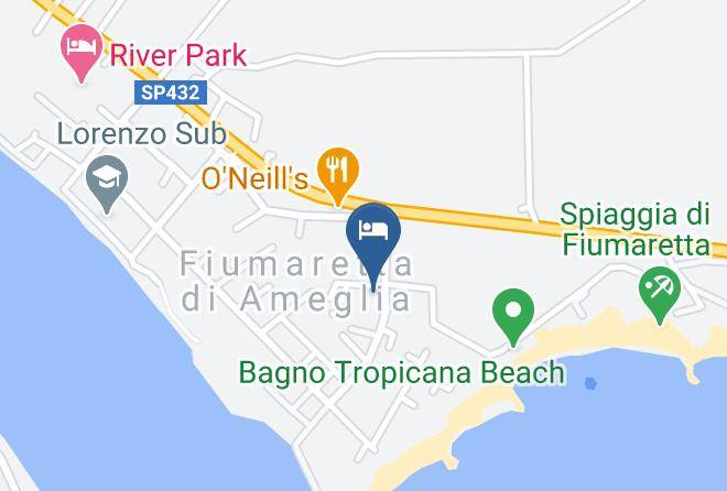 La Spezia - The Aparment Fiumaretta Maps