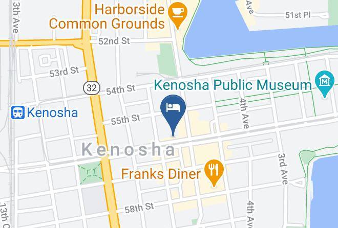 Kenosha - The Apis Hotel & Restaurant Maps