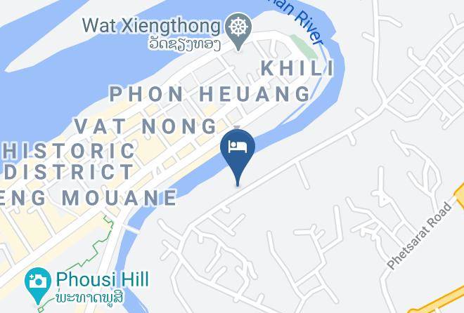 Louangphrabang - The Apsara Rive Droite Maps