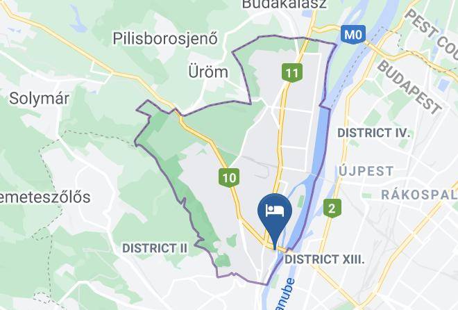 Budapest 3 Kerulet - Aquincum Hotel Maps