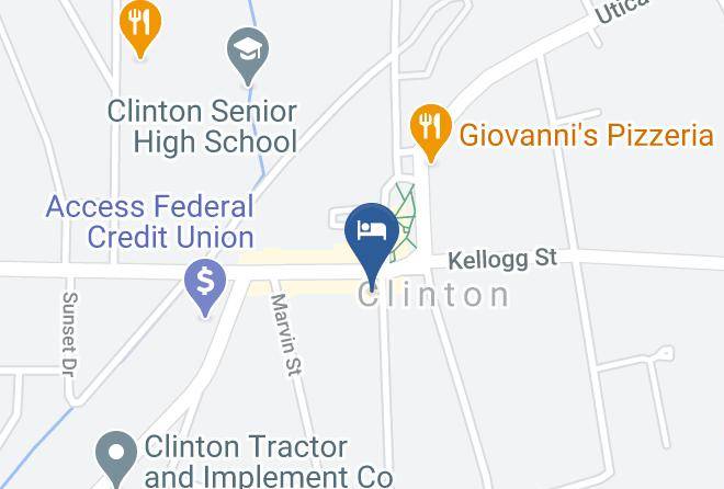 Oneida - The Arbor Inn Of Clintonwilliams Street Lodging Maps