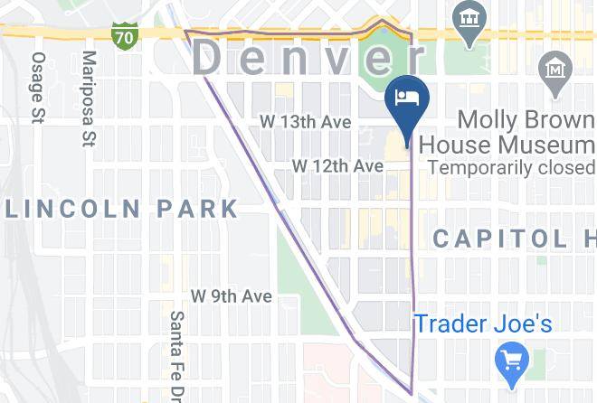 The Art Hotel Denver Curio Collection By Hilton Map