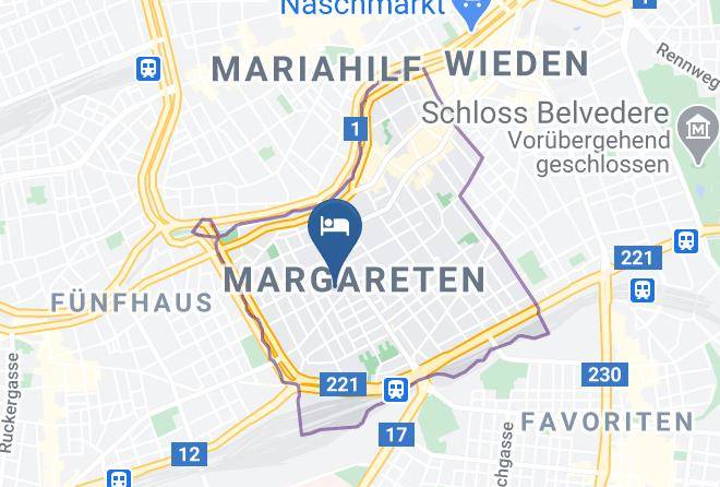 Vienna Margareten - The Art Hotel Vienna Maps
