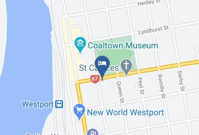 The Art Hotel Westport Map