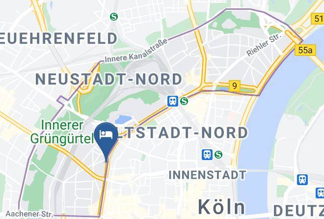 Cologne - The Ascot Hotel Maps