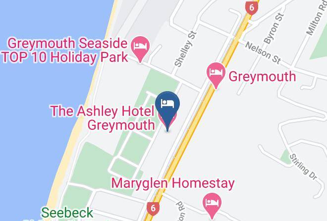 Grey - The Ashley Hotel Greymouth Maps