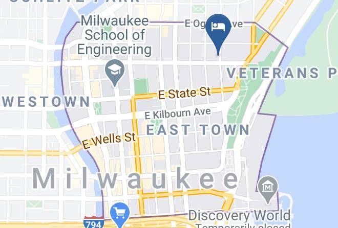 Milwaukee - The Astor Hotel Maps