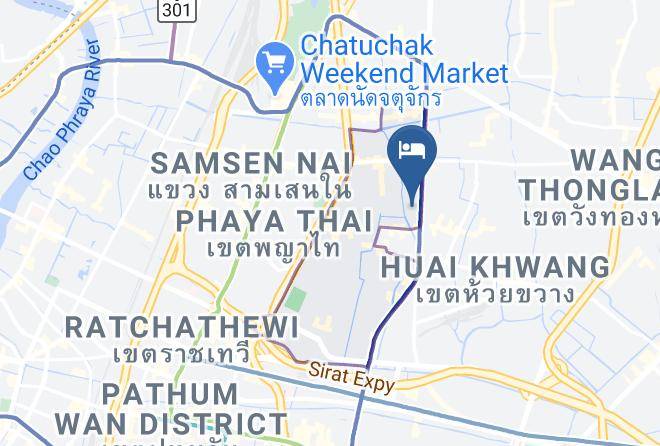 Din Daeng District - The Atrium Ratchada 13 Maps