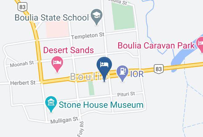 Boulia - The Australian Hotel Motel Boulia Maps