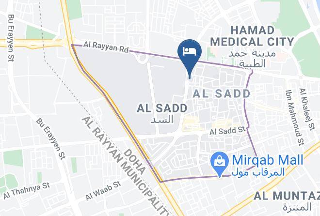 The Avenue A Murwab Hotel Map