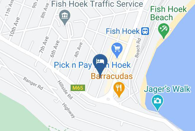 City Of Cape Town - The Avenue Retirement Hotel Maps