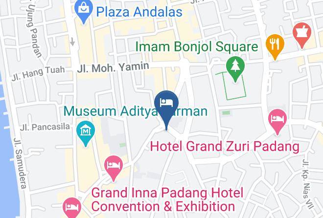 Kota Padang - The Axana Hotel Maps