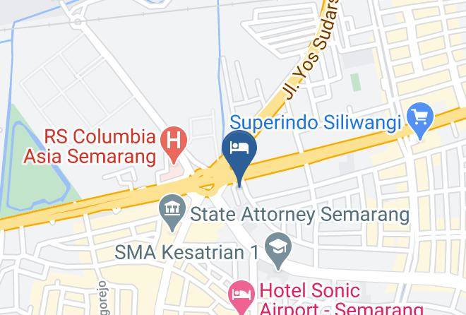 Kota Semarang - The Azana Hotel Airport Maps