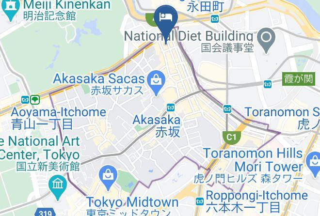 Minato Ward - The B Akasaka Mitsuke Maps