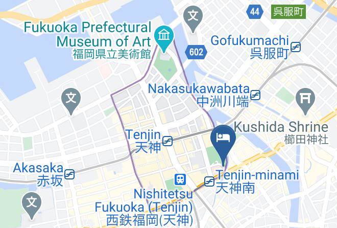 Hotel Comfort Inn Fukuoka Tenjin Map - Fukuoka Pref - Fukuoka City Chuo Ward