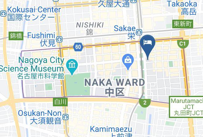 Nagoya City Naka Ward - The B Nagoya Maps