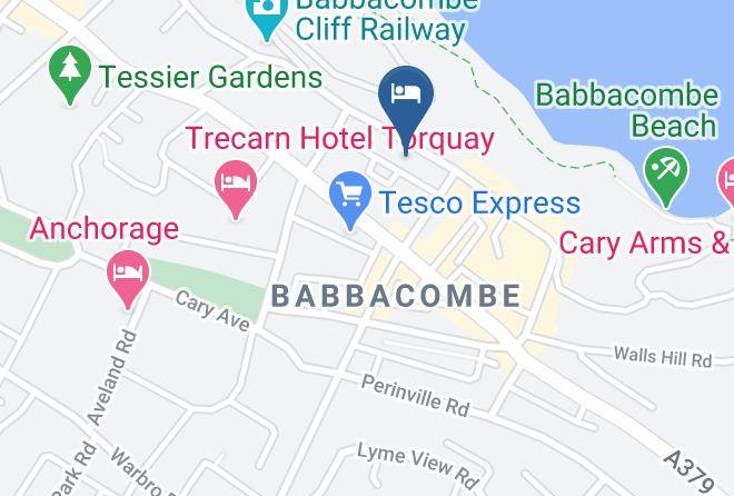 The Babbacombe Hotel Map