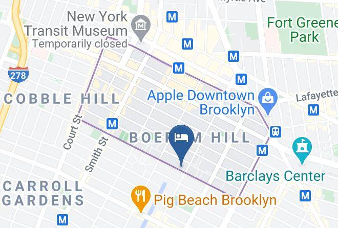 The Baltic Hotel Map