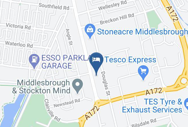 Middlesbrough - The Baltimore Hotel Maps